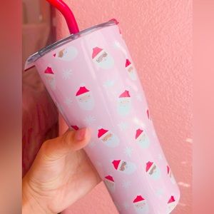 Viral Pink Santa 🎅 Tumbler